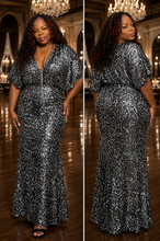 Shining star sequin maxi