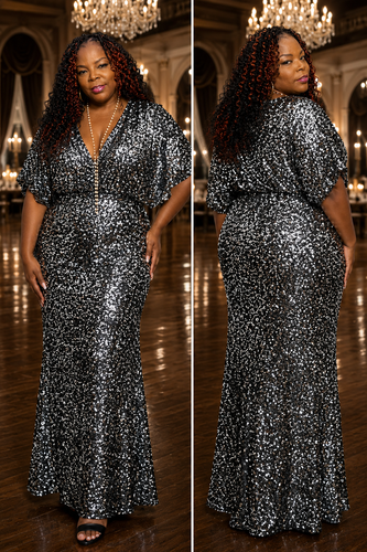 Shining star sequin maxi